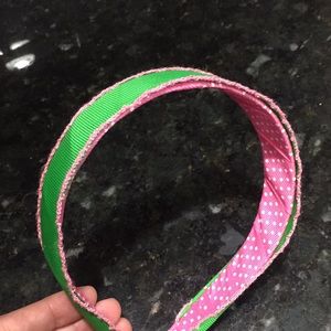 Pink and Green headband